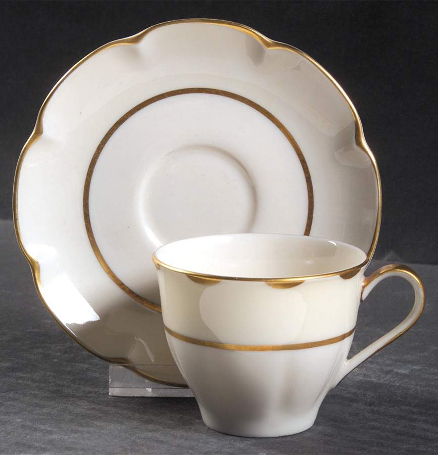 Concorde (New York) Flat Demitasse Cup & Saucer Set by Haviland-1