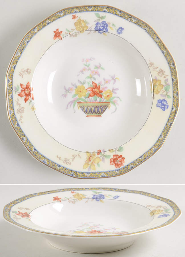 Coromandel Rim Soup Bowl by Haviland-1