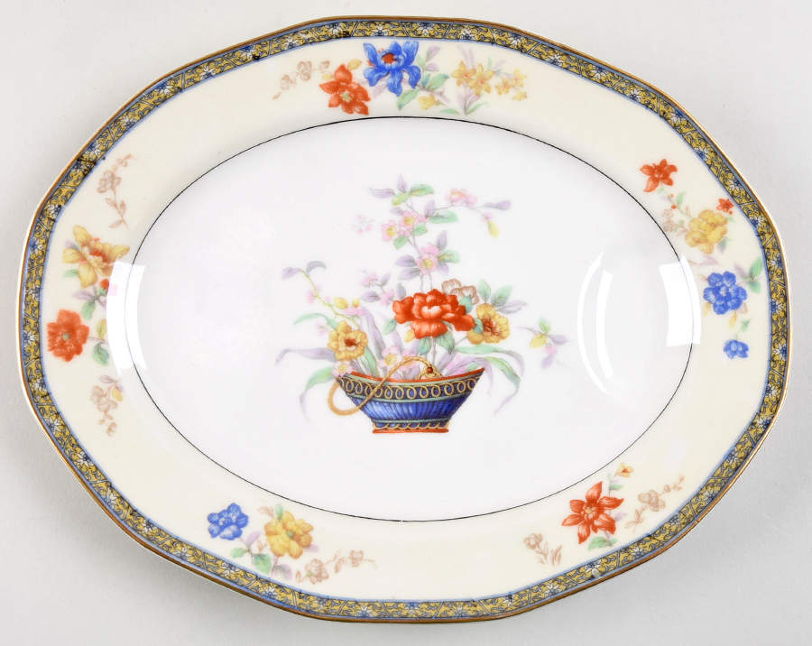 Coromandel 11" Oval Serving Platter by Haviland-1