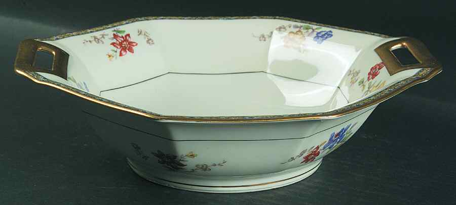 Coromandel 10" Octagonal Vegetable Bowl by Haviland-1