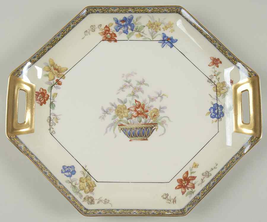 Coromandel Handled Cake Plate by Haviland-1
