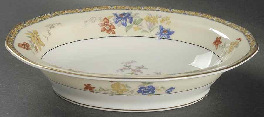 Coromandel 9" Oval Vegetable Bowl by Haviland-1