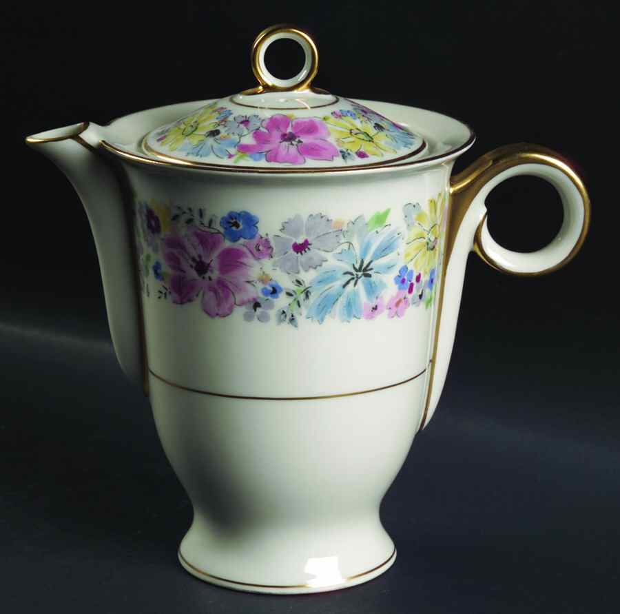 Cornflower Coffee Pot & Lid by Haviland-1