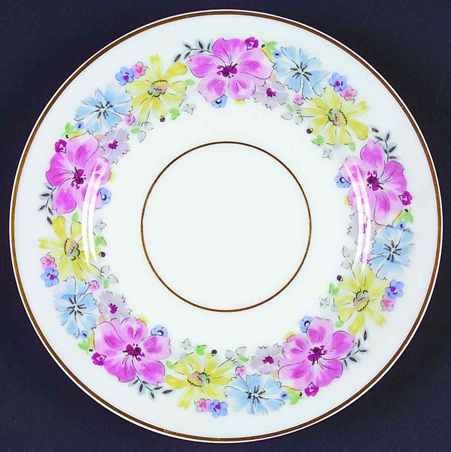 Cornflower Salad Plate by Haviland-1