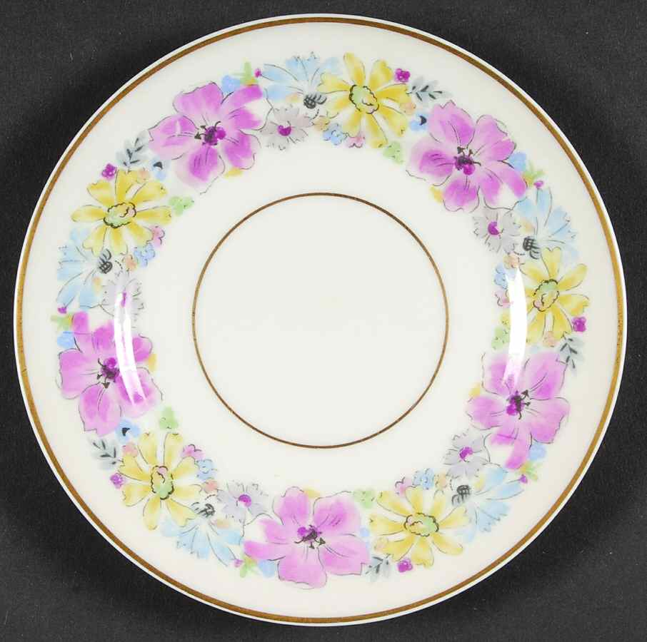 Cornflower Bread & Butter Plate by Haviland-1