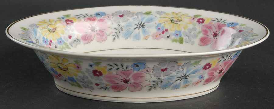 Cornflower 9" Oval Vegetable Bowl by Haviland-1