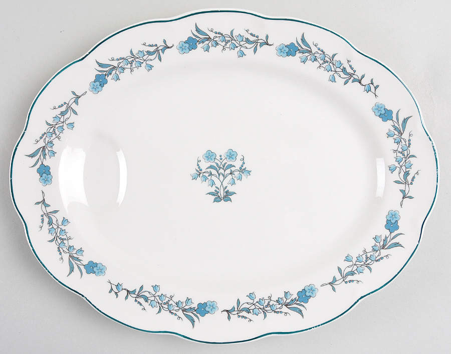 Coronation 11" Oval Serving Platter by Haviland-1