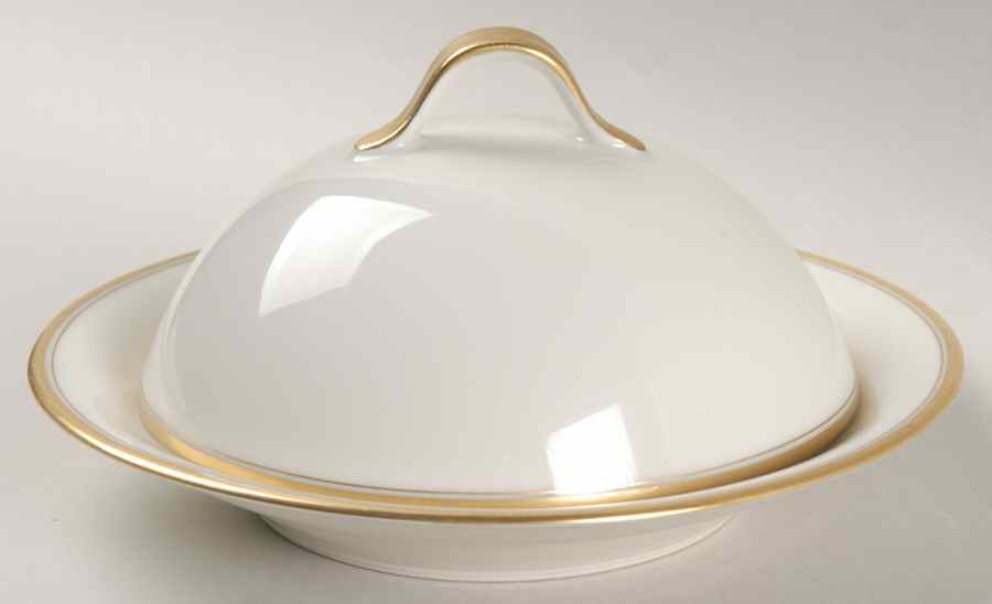 Coronada Round Covered Butter by Haviland-1