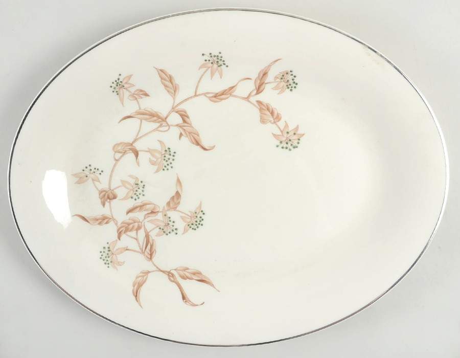 Cotillion 14" Oval Serving Platter by Haviland-1