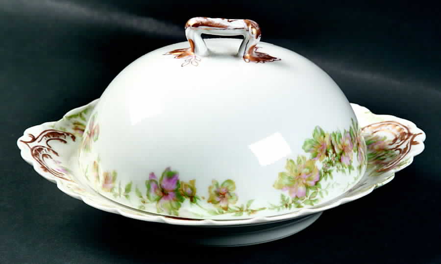 Countess Round Covered Butter by Haviland-1