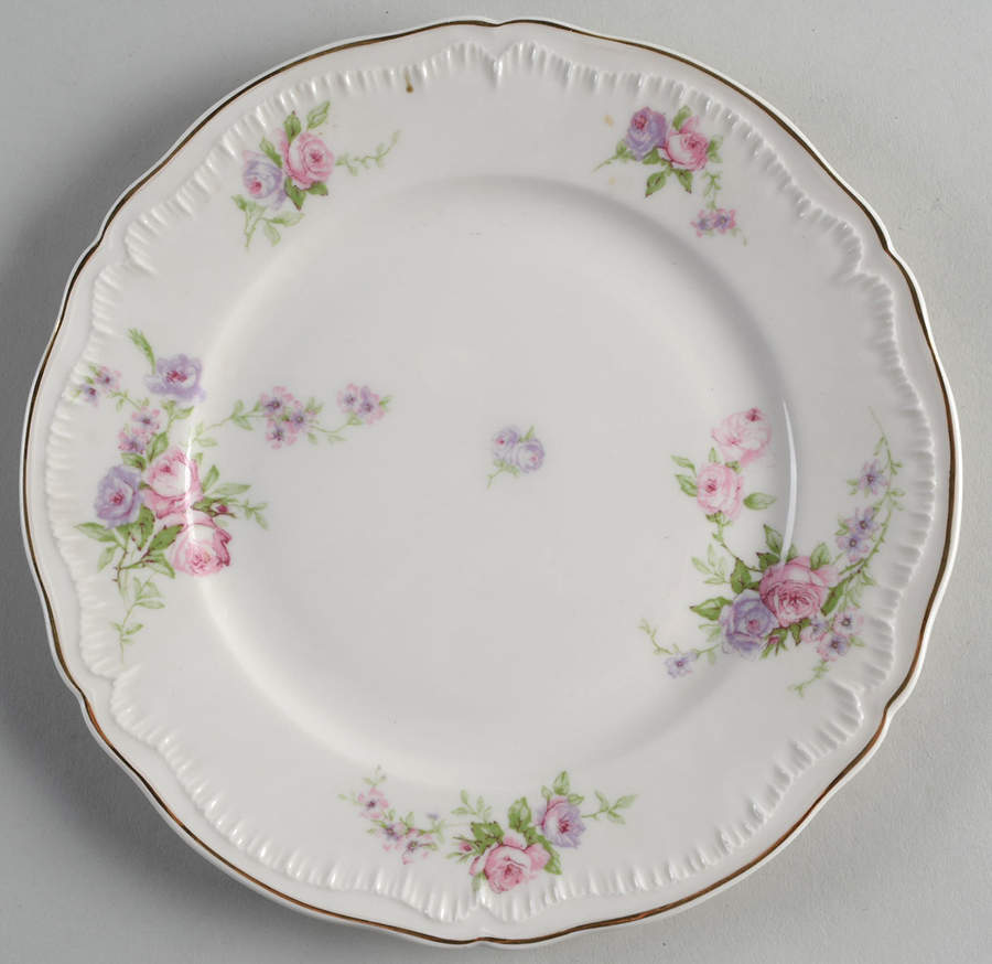 Crinoline Luncheon Plate by Haviland-1