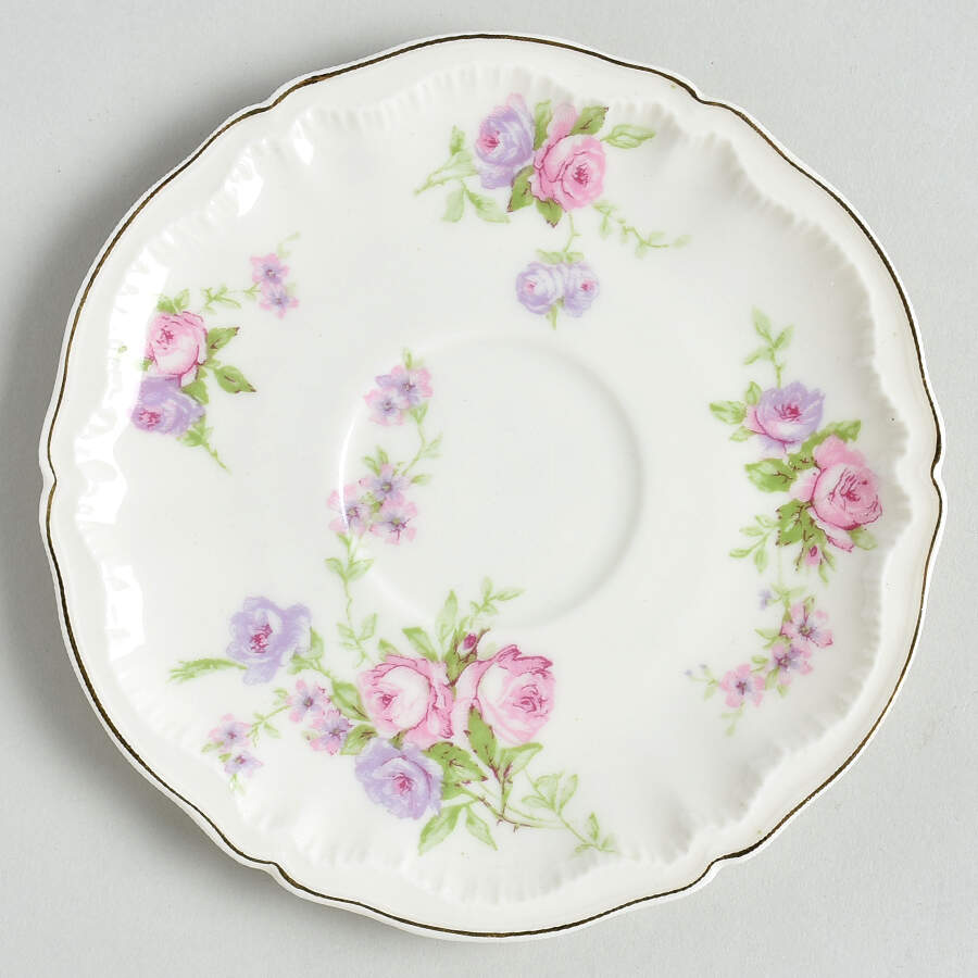 Crinoline Saucer by Haviland-1