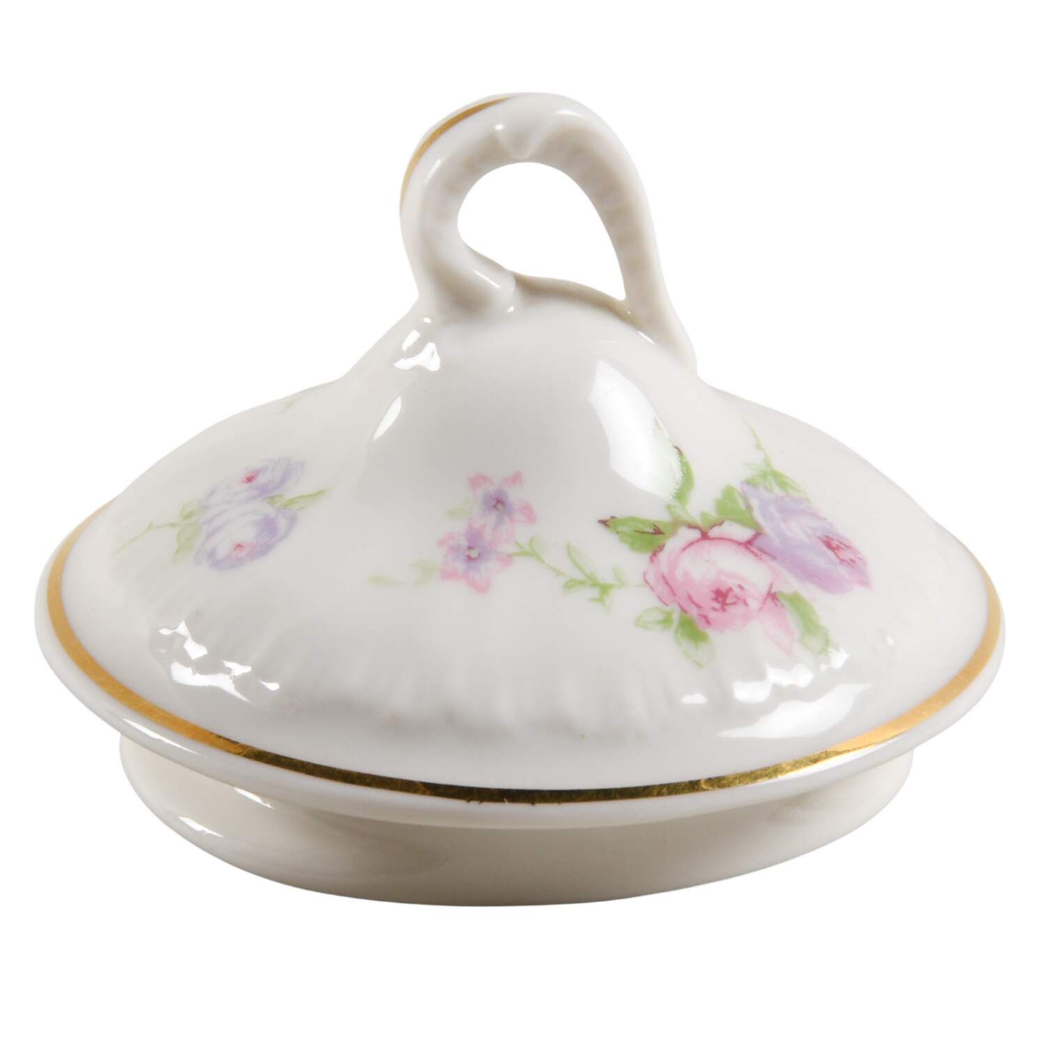 Crinoline Lid for Coffee Pot by Haviland-1