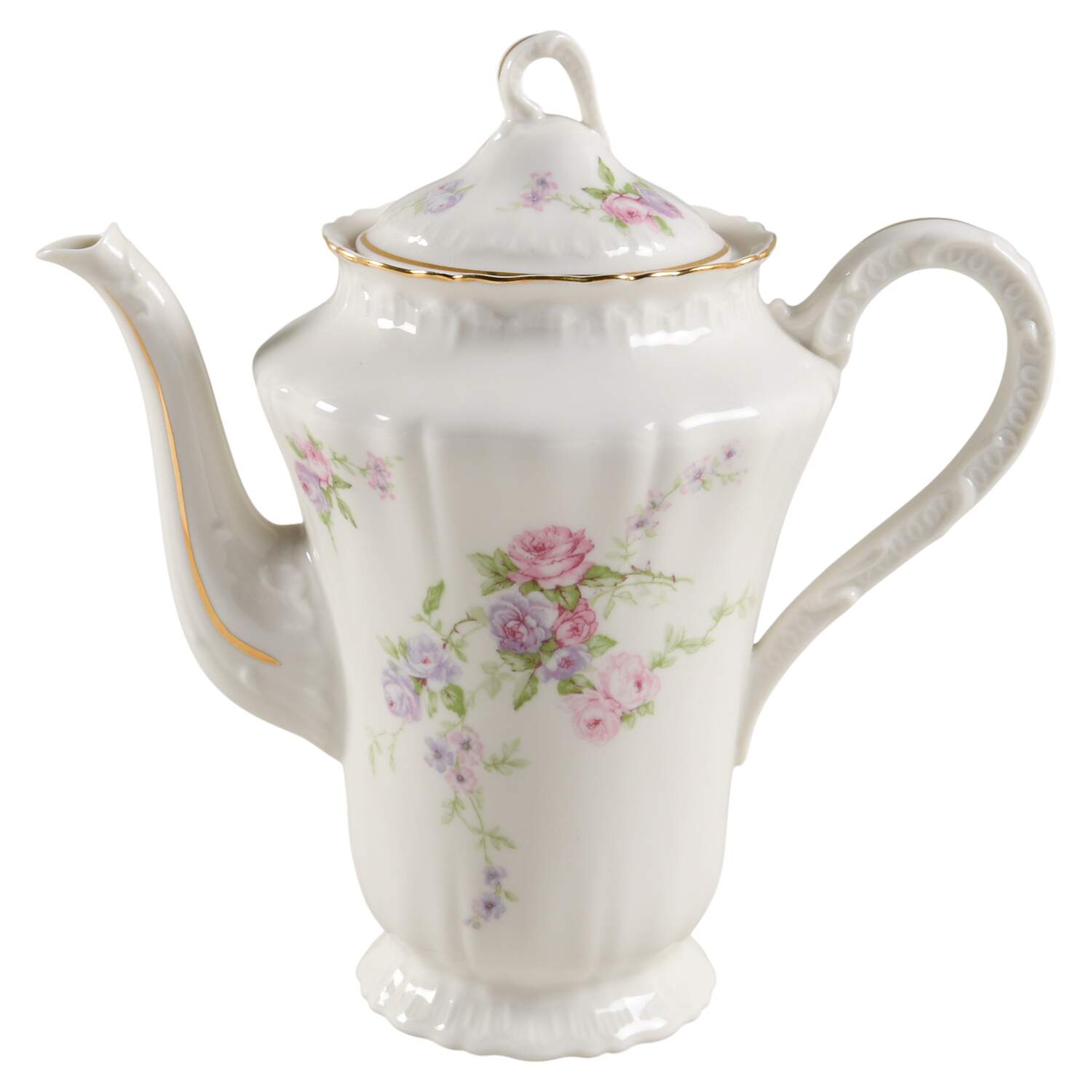 Crinoline Coffee Pot & Lid by Haviland-1