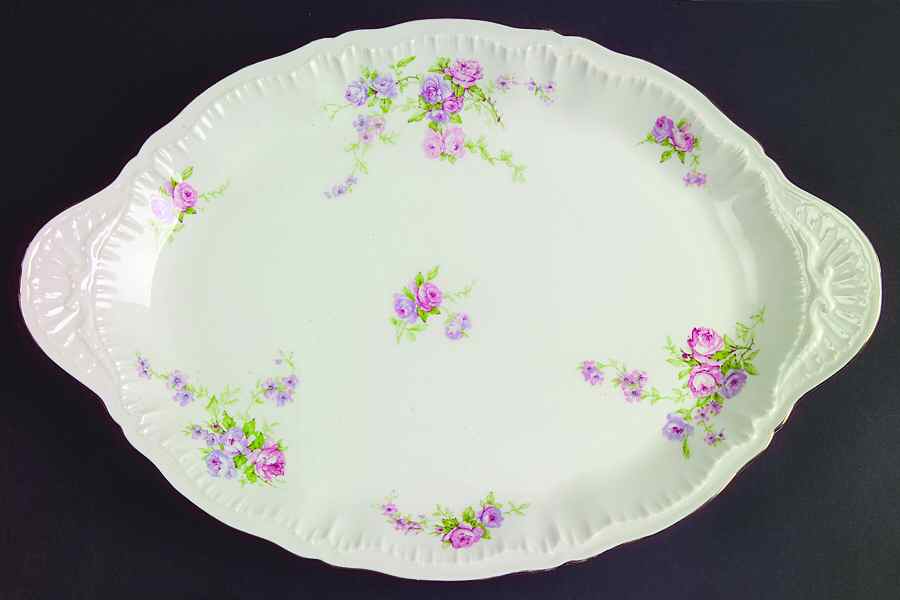 Crinoline 14" Oval Serving Platter by Haviland-1