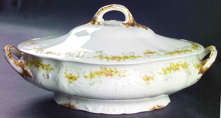 Czarina Oval Covered Vegetable by Haviland-1