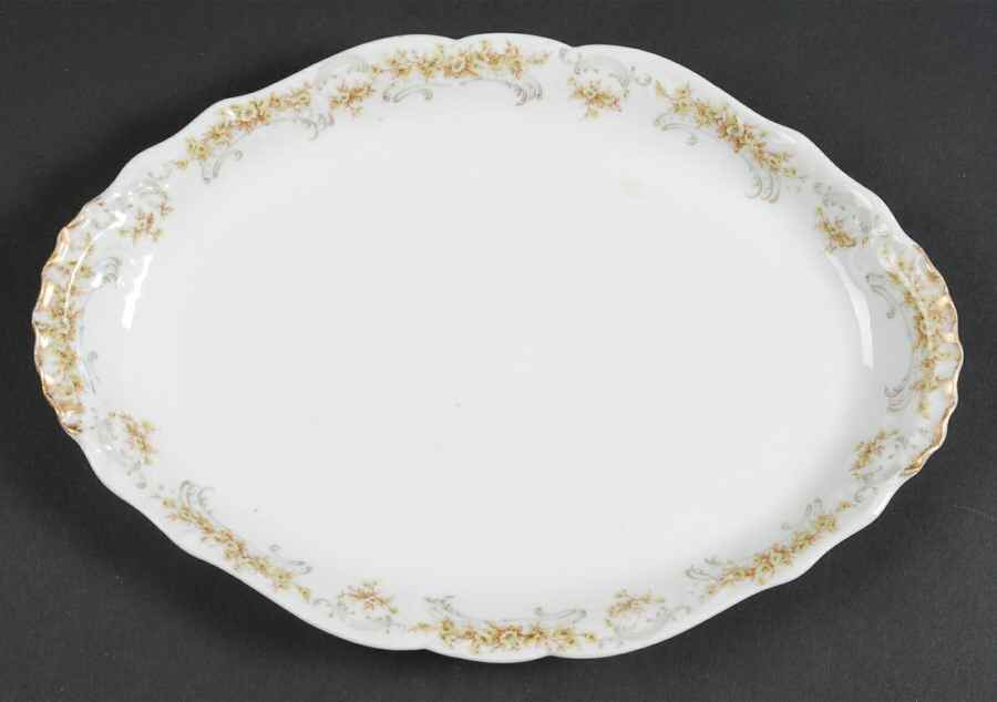Czarina 11" Oval Serving Platter by Haviland-1
