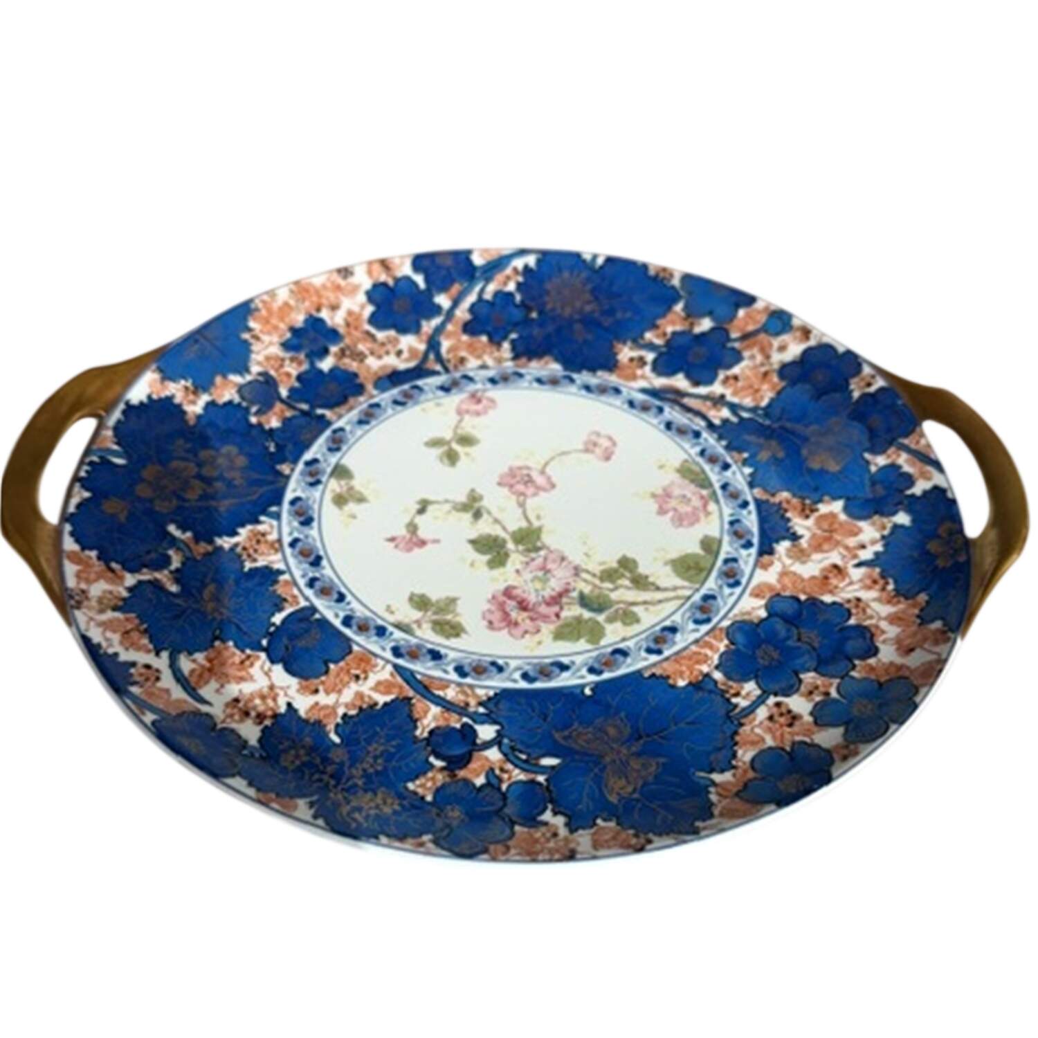 Dammouse Handled Cake Plate by Haviland-1