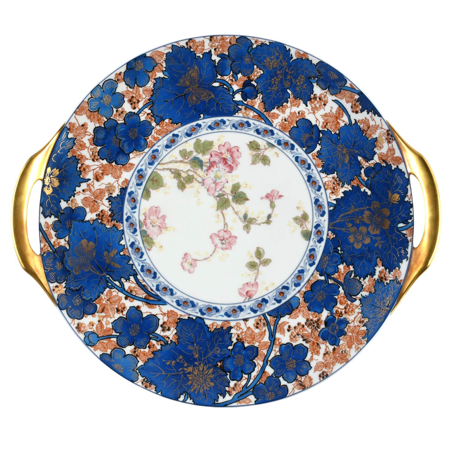 Dammouse Handled Cake Plate by Haviland-1