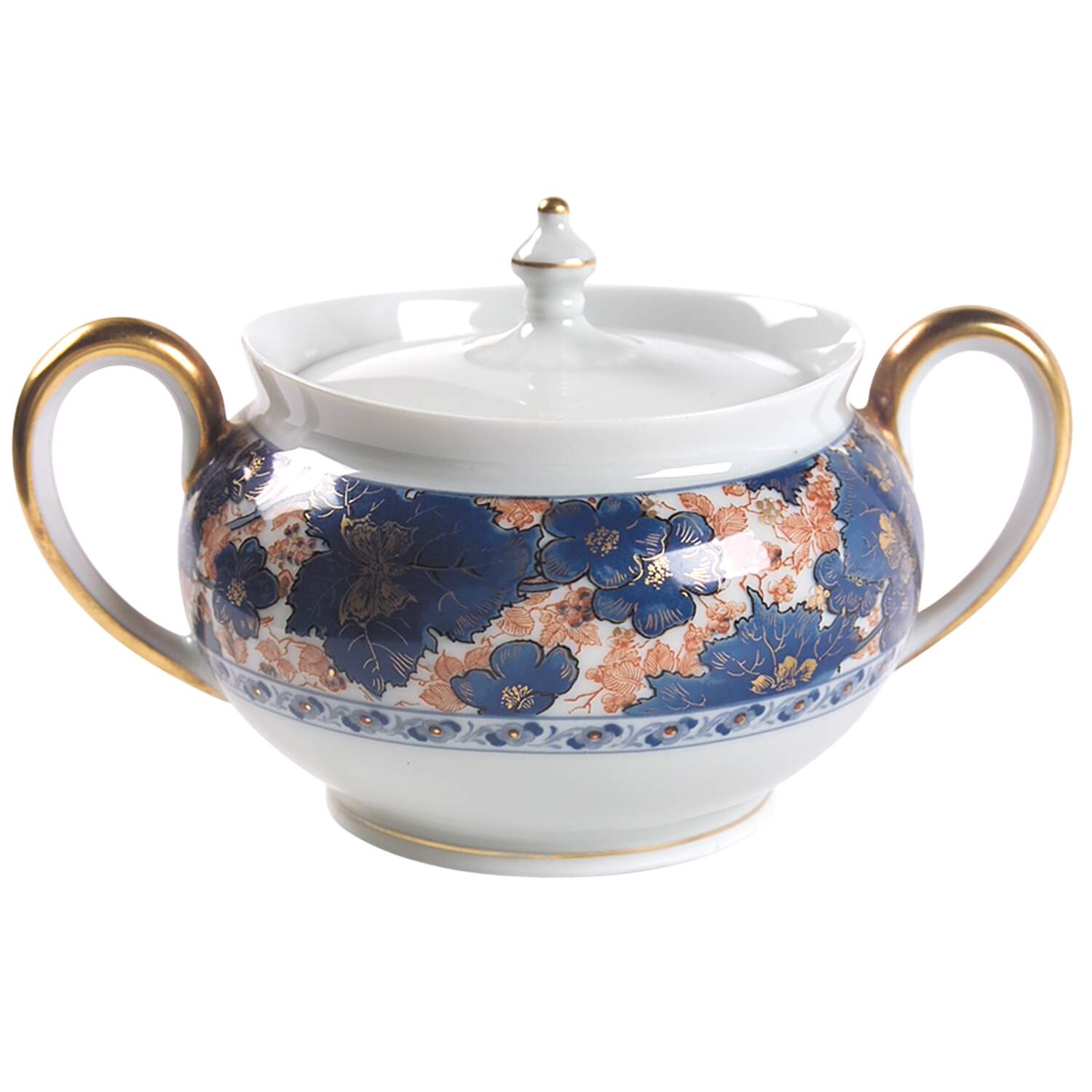 Dammouse Sugar Bowl & Lid by Haviland-1