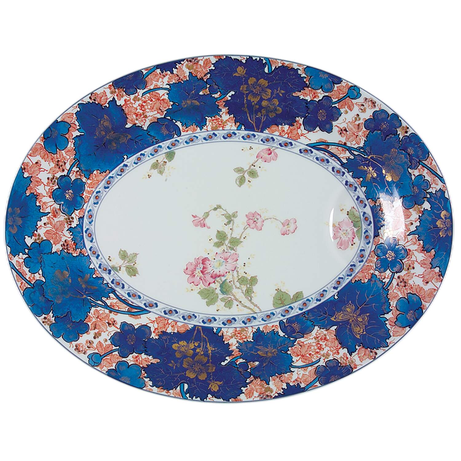 Dammouse 15" Oval Serving Platter by Haviland-1