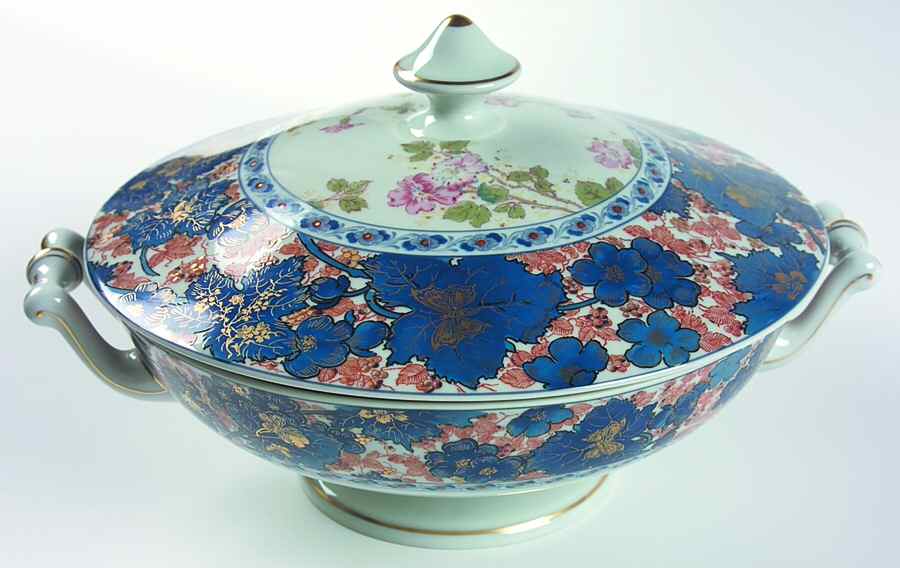 Dammouse Round Covered Vegetable by Haviland-1