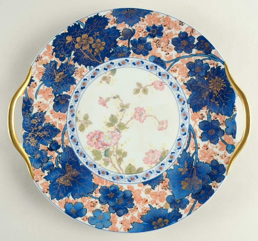 Dammouse Handled Cake Plate by Haviland-1