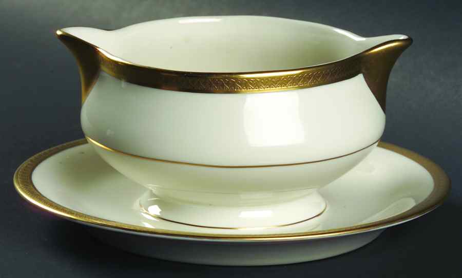 Danville Gravy Boat with Attached Underplate by Haviland-1