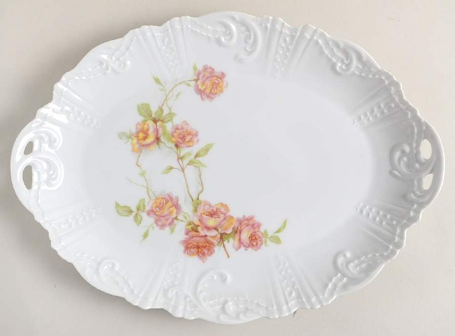 Daphnee 13" Oval Serving Platter by Haviland-1