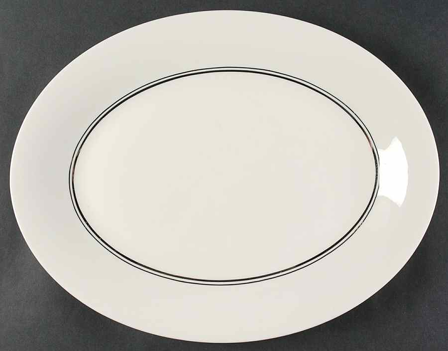 Davenport 14" Oval Serving Platter by Haviland-1