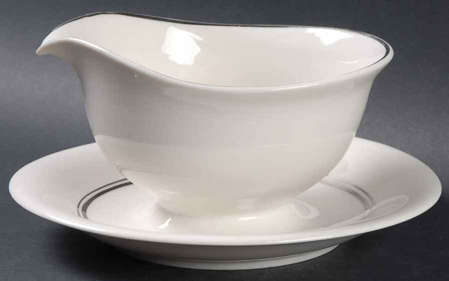 Davenport Gravy Boat with Attached Underplate by Haviland-1