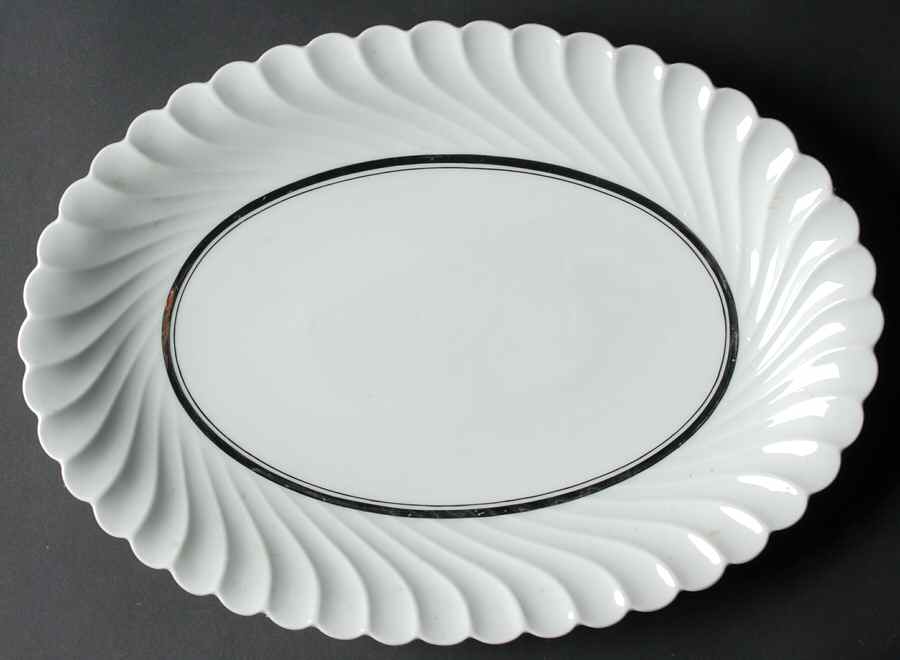 Deauville 13" Oval Serving Platter by Haviland-1