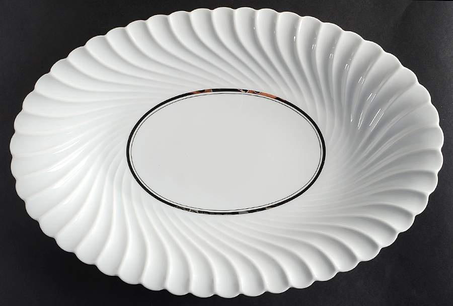 Deauville 15" Oval Serving Platter by Haviland-1