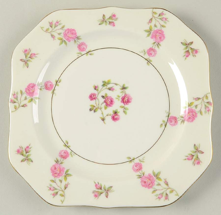Delaware (New York) Square Luncheon Plate by Haviland-1