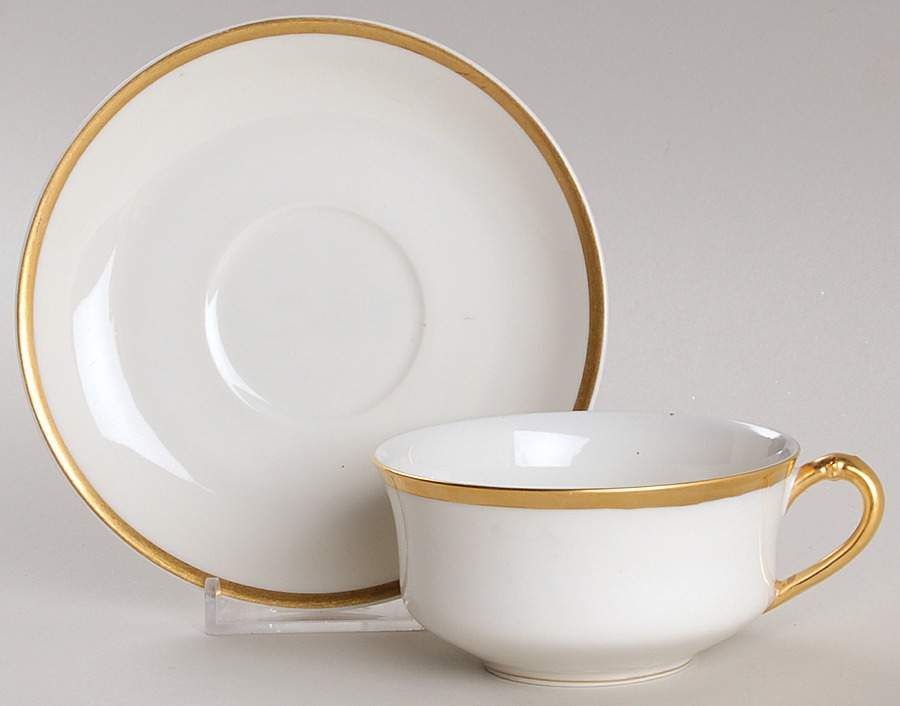 Donhoff Flat Cup & Saucer Set by Haviland-1