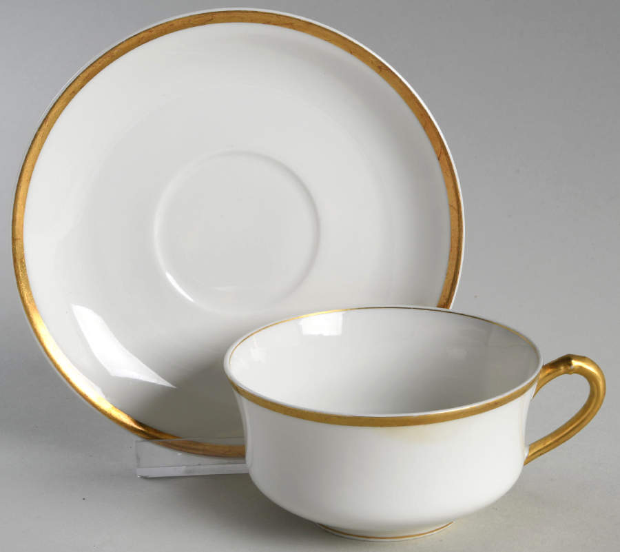 Donhoff Flat Cup & Saucer Set by Haviland-1