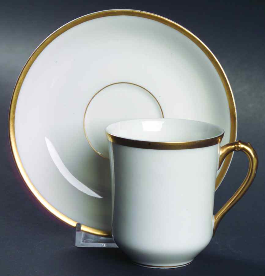 Donhoff Chocolate Cup & Saucer Set by Haviland-1