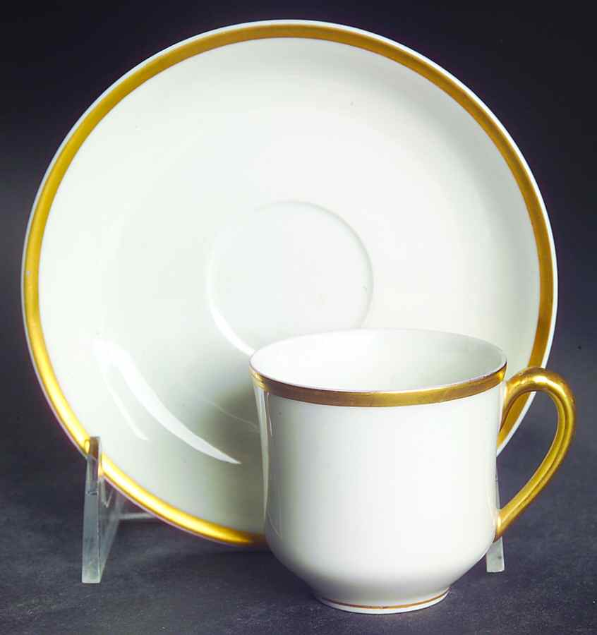 Donhoff Flat Demitasse Cup & Saucer Set by Haviland-1