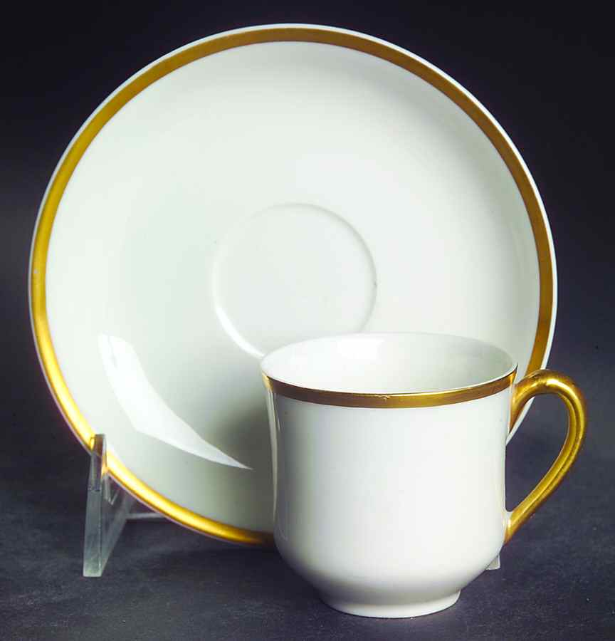 Donhoff Flat Demitasse Cup & Saucer Set by Haviland-1