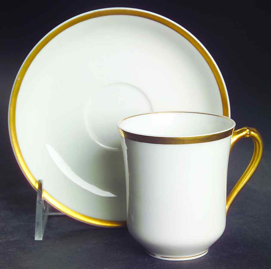Donhoff Flat Demitasse Cup & Saucer Set by Haviland-1