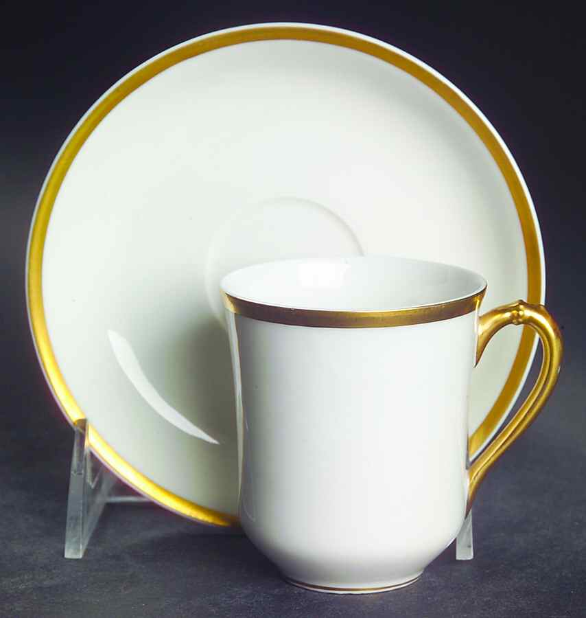 Donhoff Flat Demitasse Cup & Saucer Set by Haviland-1