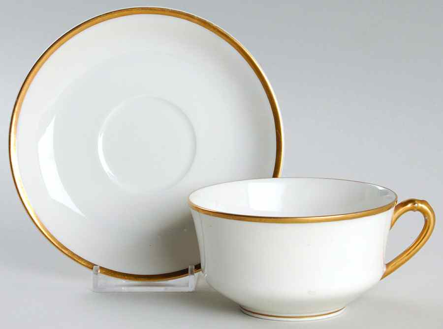 Donhoff Flat Cup & Saucer Set by Haviland-1
