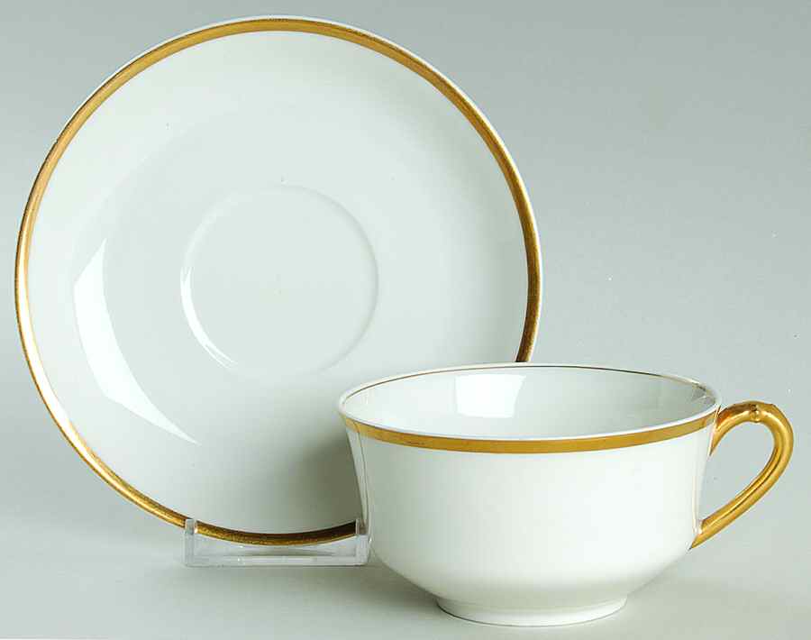 Donhoff Flat Cup & Saucer Set by Haviland-1