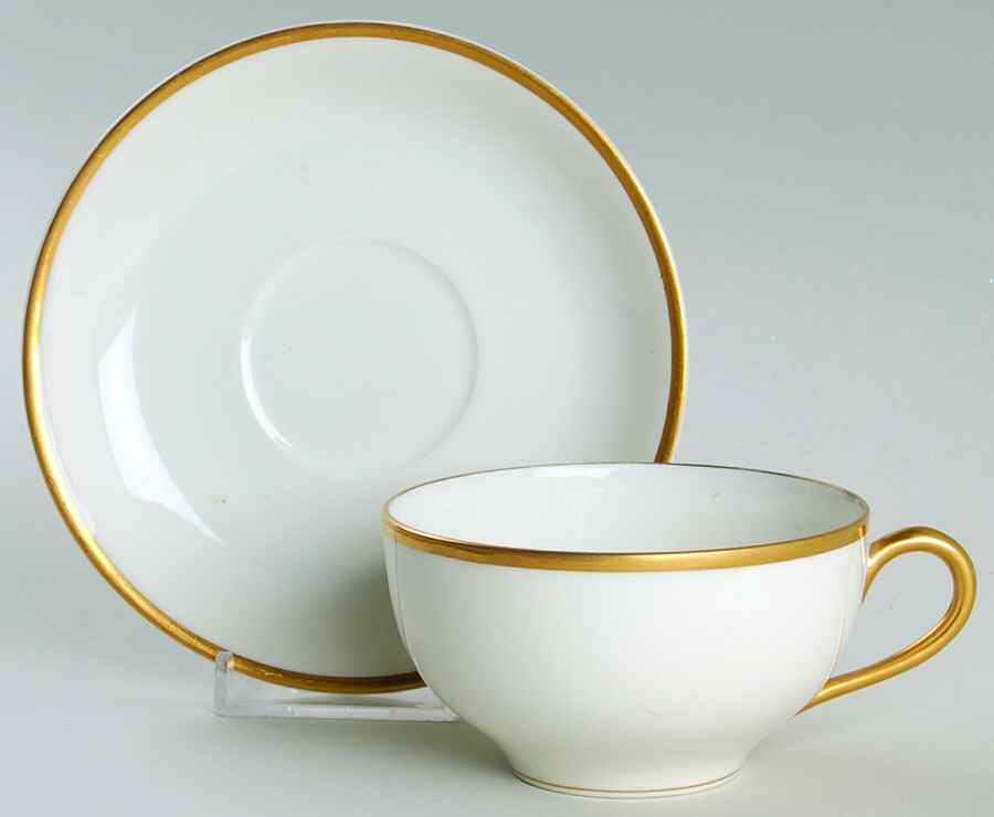Donhoff Flat Cup & Saucer Set by Haviland-1