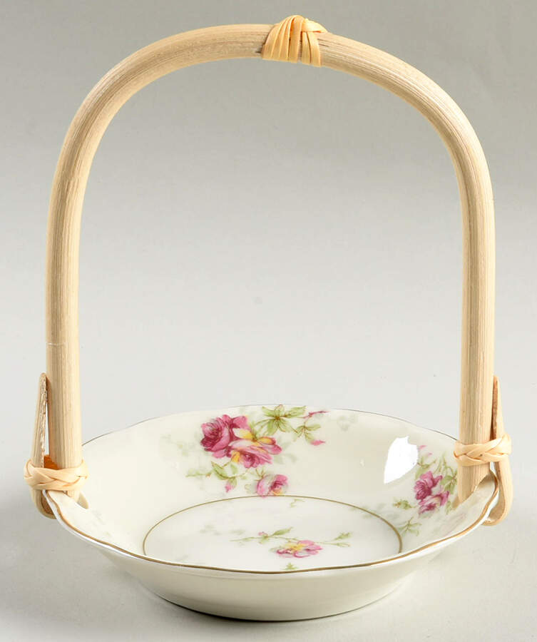 Dorset 7''-7 1/4'' Basket W/Bamboo Handle HC by Haviland-1