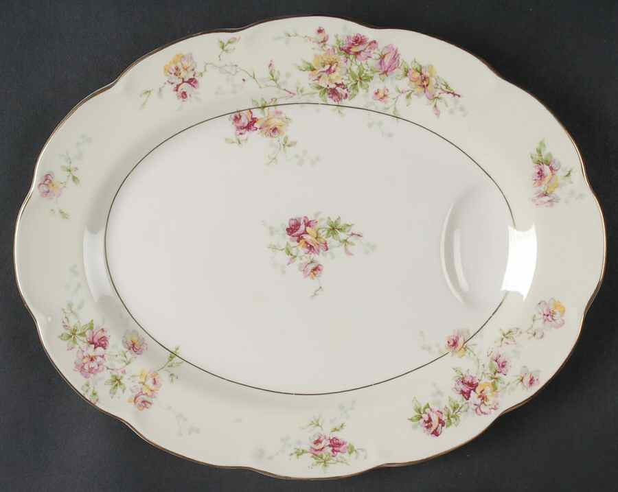 Dorset 11" Oval Serving Platter by Haviland-1