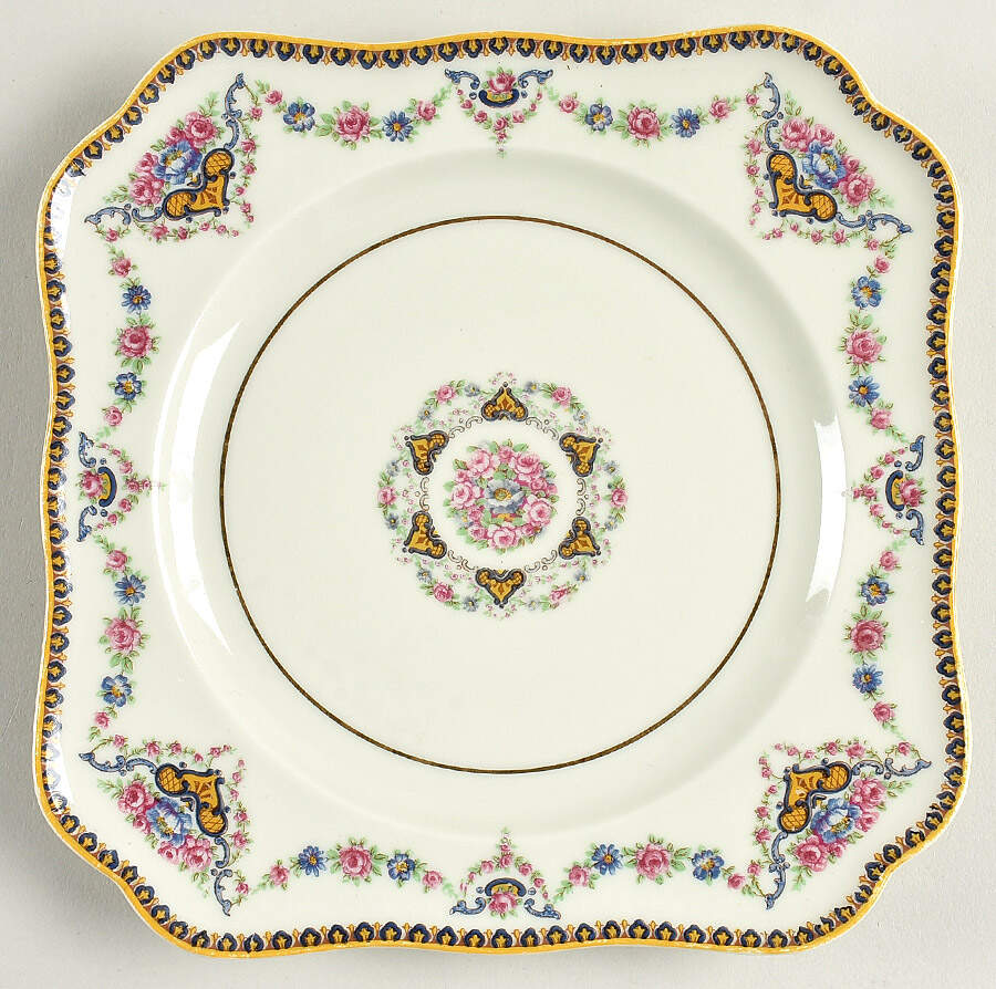 Dora Square Salad Plate by Haviland-1