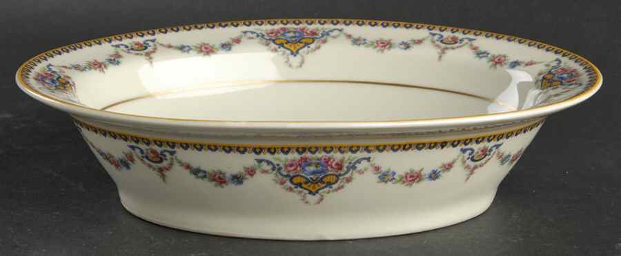 Dora 9" Oval Vegetable Bowl by Haviland-1