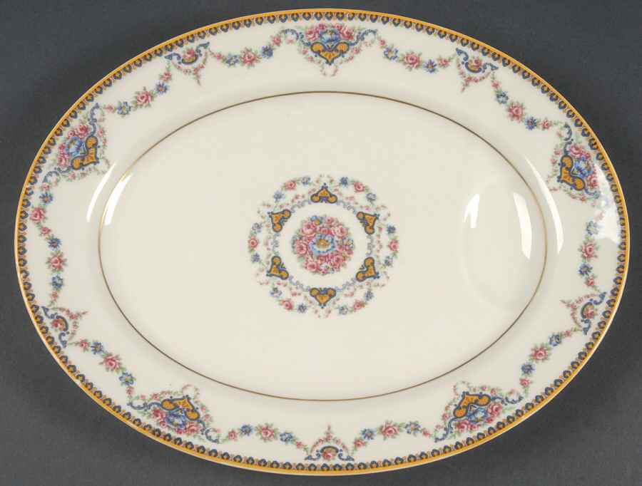 Dora 11" Oval Serving Platter by Haviland-1
