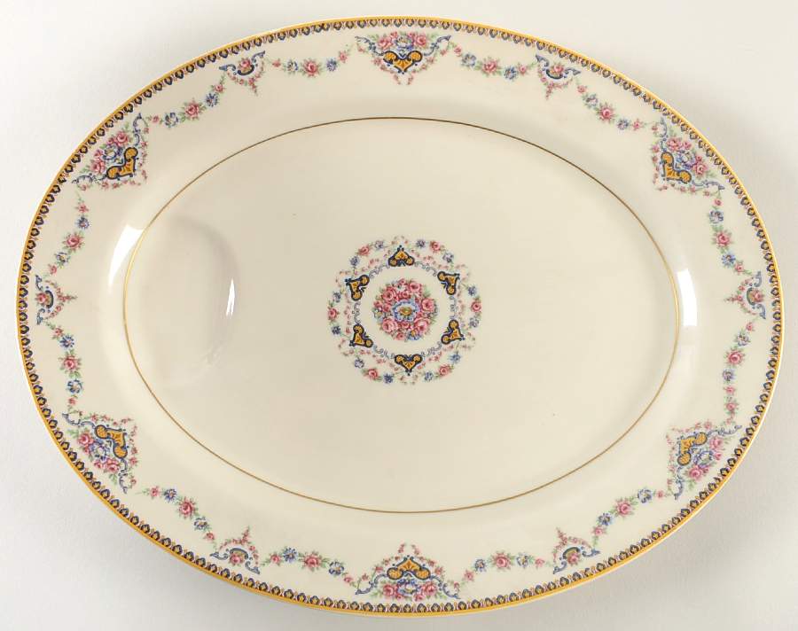 Dora 13" Oval Serving Platter by Haviland-1